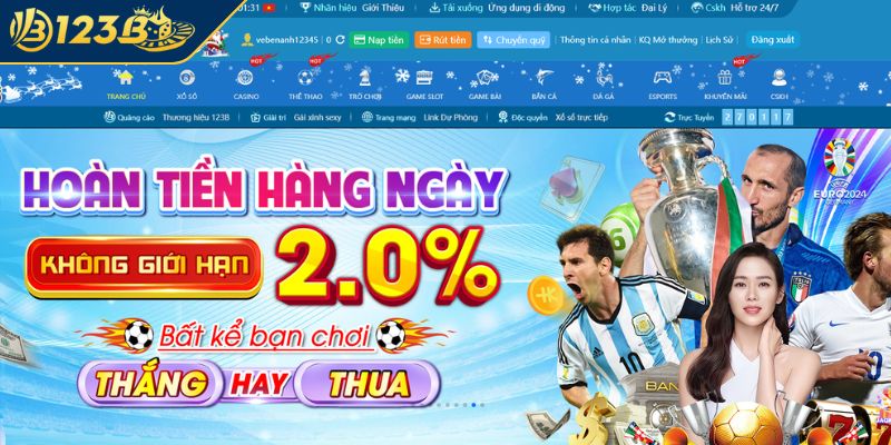 Giới thiệu 123B nền tảng game đổi thưởng uy tín