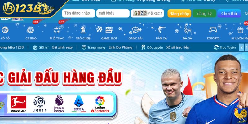 Hoàn tất quá trình đăng nhập 123B